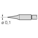 JBC C210020. Soldering tip for T210-A / T210-NA, pointed, straight, C210020