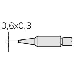 JBC C210021. Soldering tip for T210-A / T210-NA, chisel-shaped, C210021