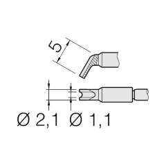 JBC C210025. Lötspitze für T210-A/T210-NA, meißelförmig, C210025
