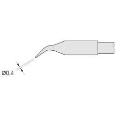 JBC C245029. Angled soldering tip, D: 0.4 mm, C245029