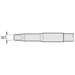 JBC C245061. Chisel-shaped soldering tip, 3x1 mm, C245061