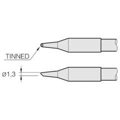 JBC C245064. Soldering tip bevelled, D: 1.3 mm, C245064