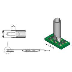 JBC C245150. Special soldering tips, for soldering iron T245, C245150