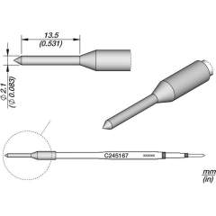 JBC C245167. Soldering tip plastic thermal hole punch, diameter 2,1 mm, C245167