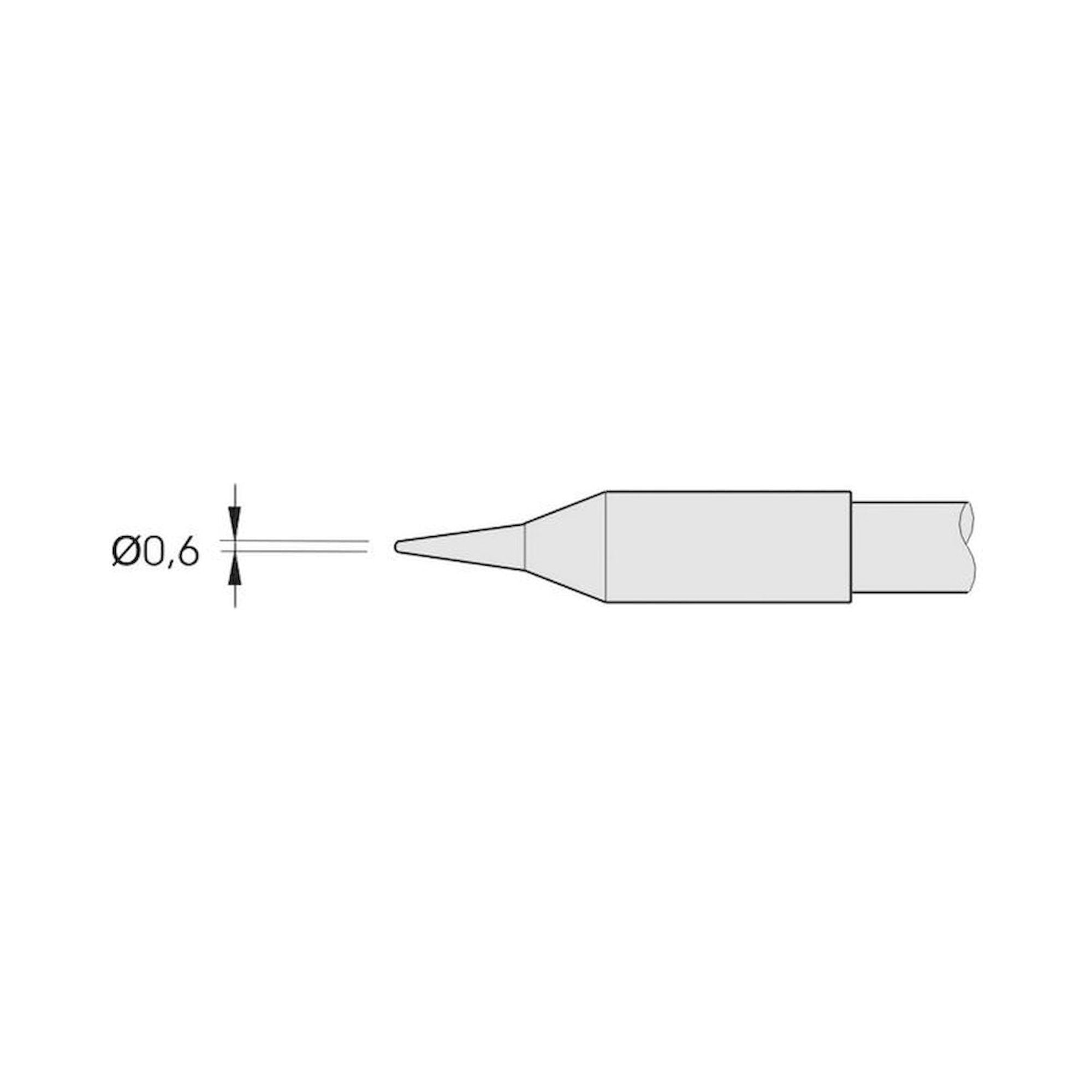 JBC C245201. Lötspitze konisch, D: 0,6 mm, C245201