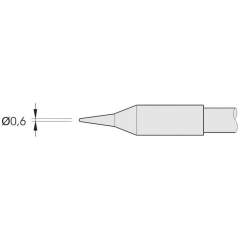 JBC C245201. Soldering tip conical, D: 0.6 mm, C245201