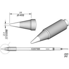 JBC C245736E. Special soldering tips, for T245 soldering iron, C245736E