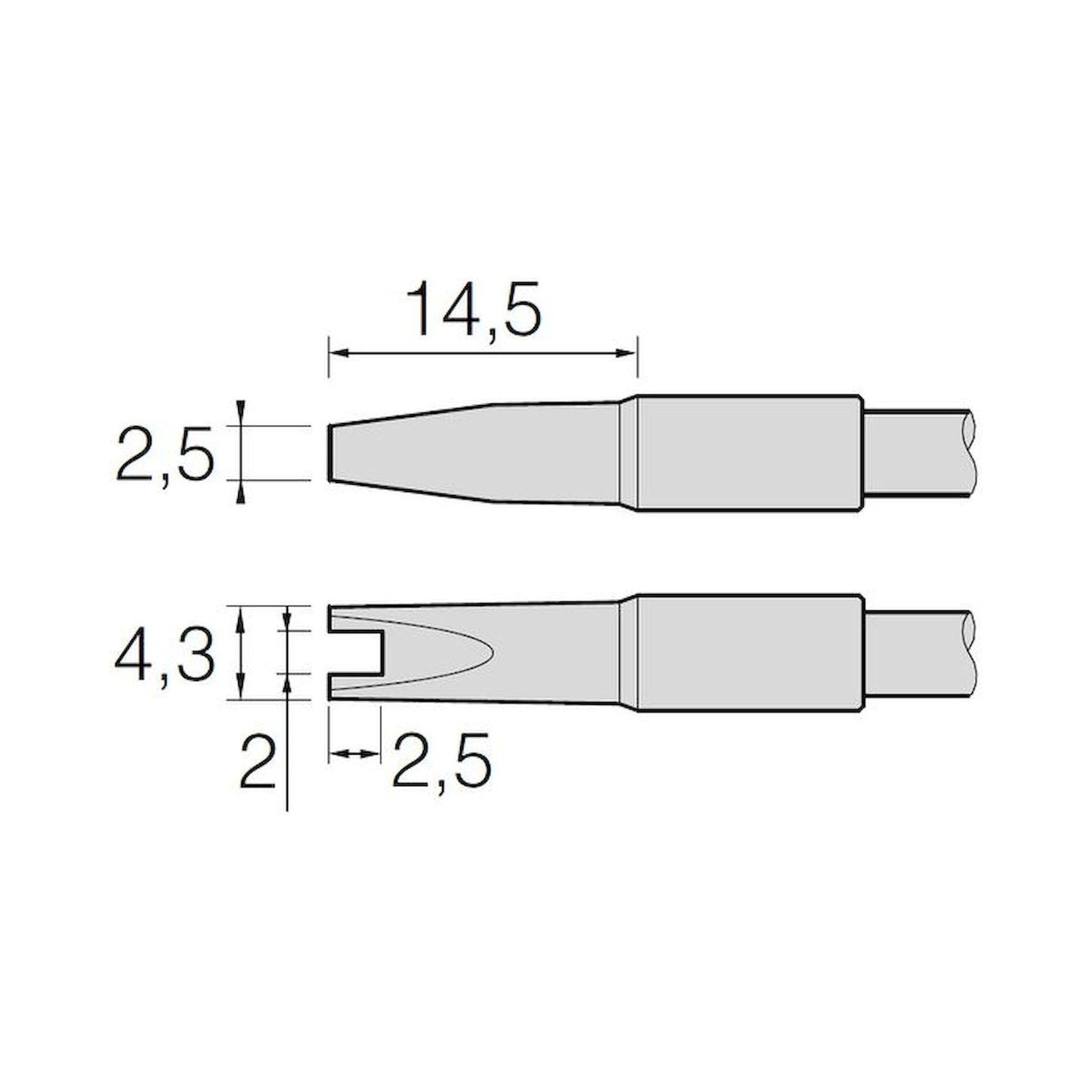 JBC C245758. Special soldering tips, for T245 soldering iron, C245758