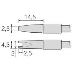 JBC C245758. Special soldering tips, for T245 soldering iron, C245758