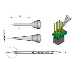 JBC C245764. Special soldering tips, for soldering iron T245, C245764