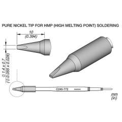 JBC C245772. Special soldering tips, for T245 soldering iron, C245772