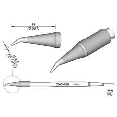 JBC C245786. Special soldering tips, for soldering iron T245, C245786