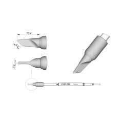 JBC C245789. Soldering tip knife-shaped 3.5x0.3 mm, C245789