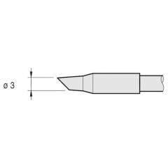 JBC C245812. Soldering tip bevelled, D: 3 mm, C245812