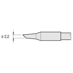 JBC C245845. Soldering tip bevelled, D: 2.2 mm, C245845