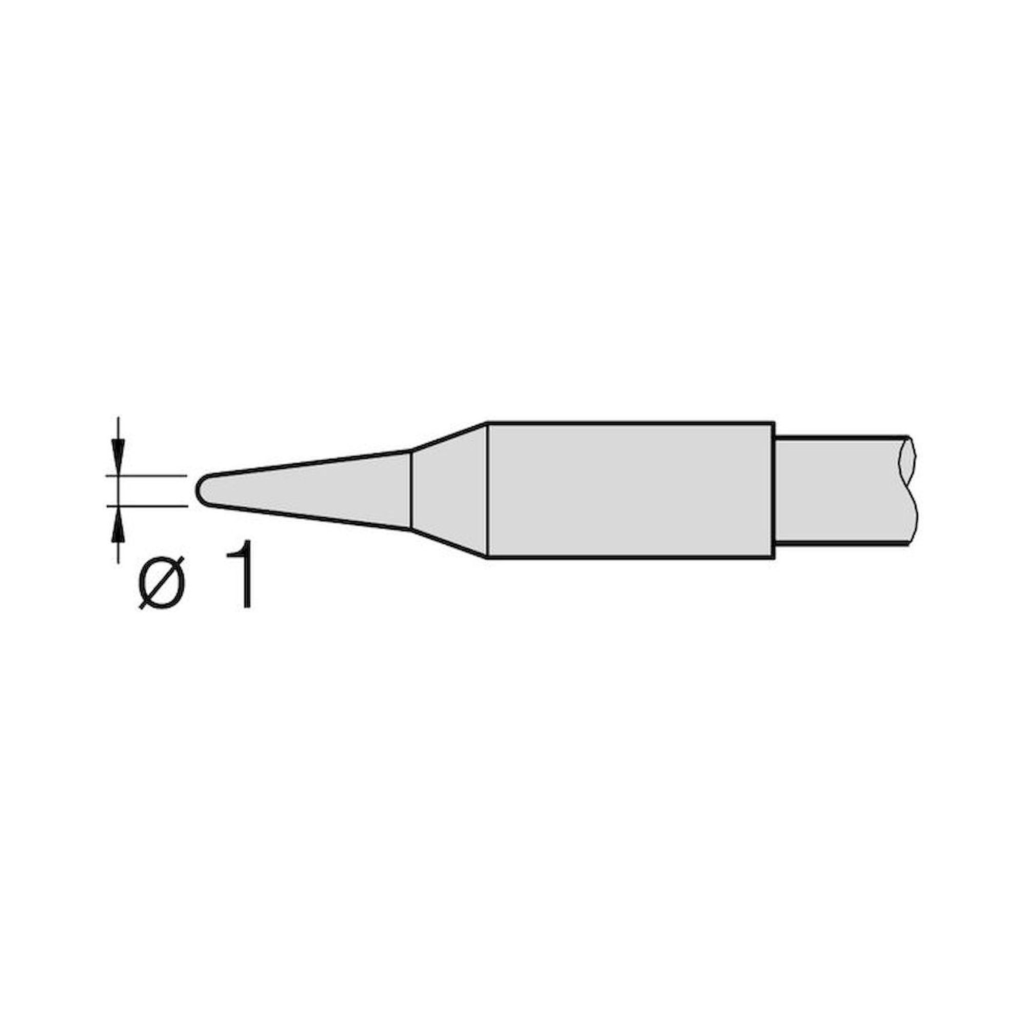 JBC C245903. Soldering tip conical, D: 1.2 mm, C245903