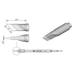 JBC C245939. Knife-shaped soldering tip, 6x0.4 mm, C245939