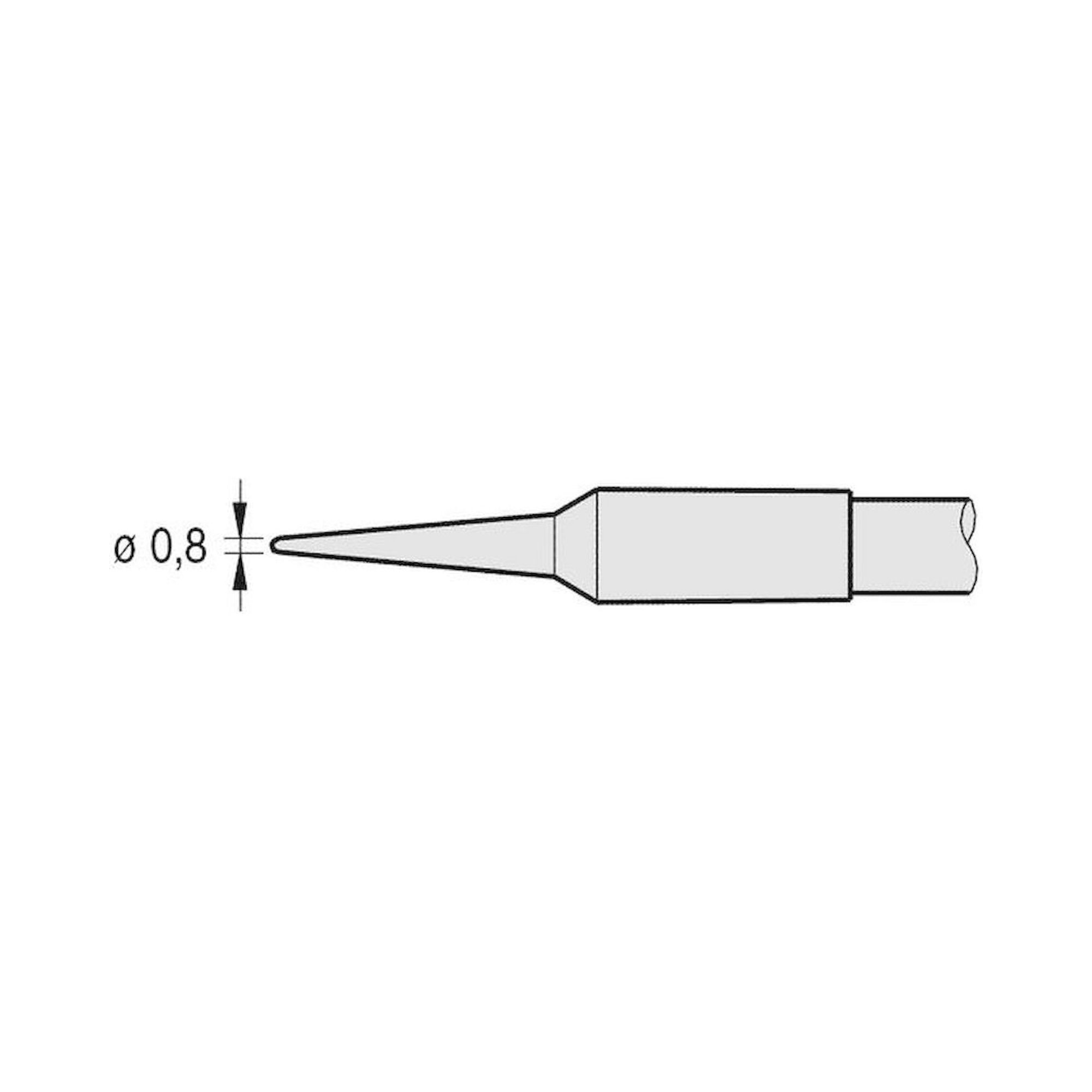 JBC C245957. Lötspitze konisch, D: 0,8 mm, C245957