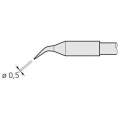 JBC C250401. Soldering tip conical, curved, D: 0.6 mm, C250401