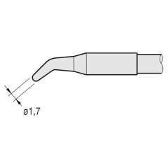 JBC C250409. Lötspitze konisch, gebogen D: 1,7 mm, C250409