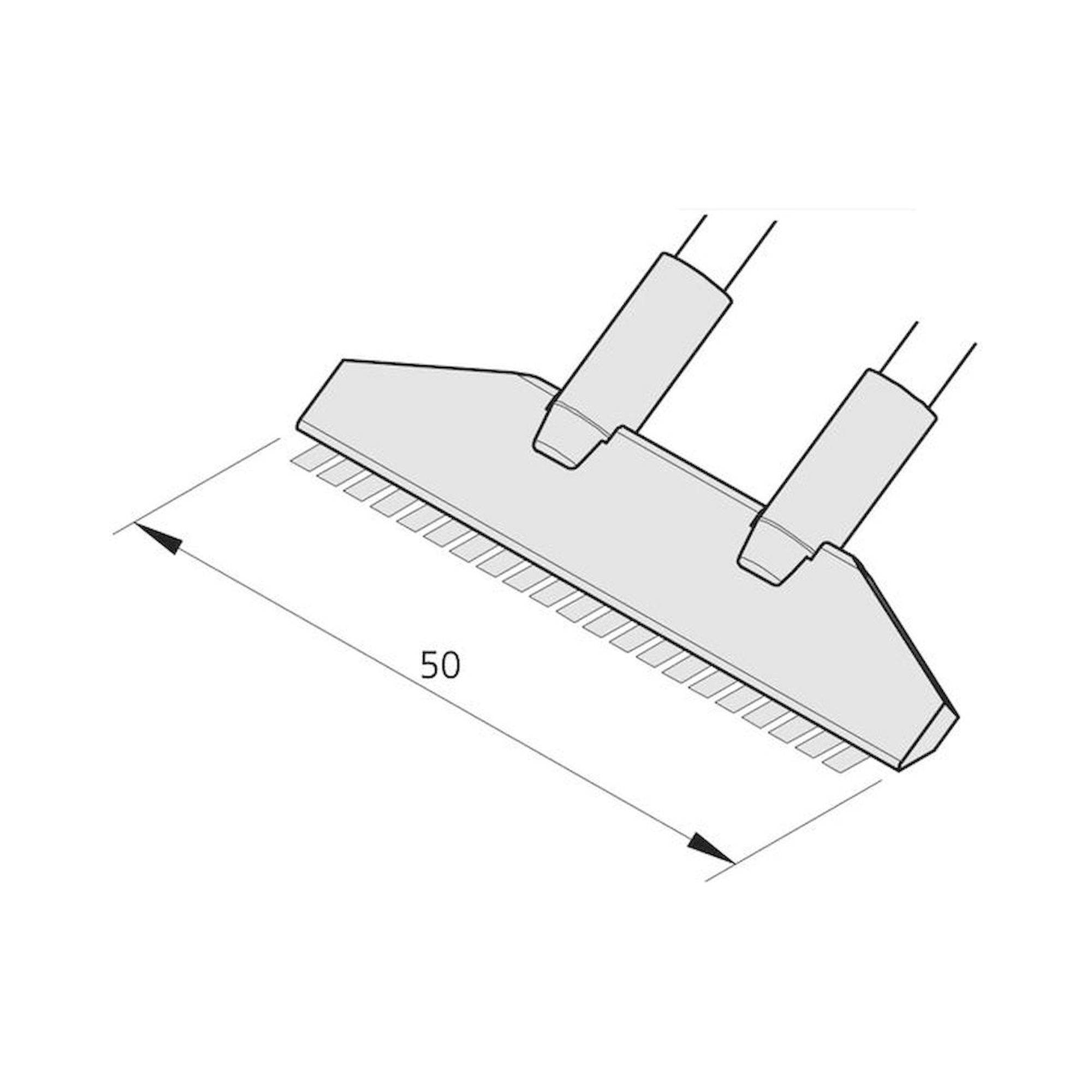 JBC C420283. Soldering tip blade-shaped, 50x2.2 mm, C420283