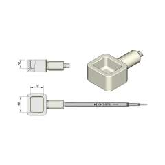 JBC C470-SP01. Soldering tip with small solder bath, 18x15x10 mm, C470-SP01