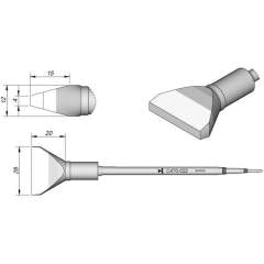 JBC C470022. Soldering tip chisel-shaped, 28x4 mm, C470022