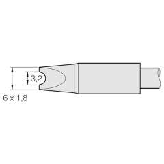 JBC C470031. Soldering tip for cables and connectors, D 3.2 mm, C470031