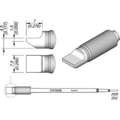 JBC C470046. Soldering tip C470046 blade-shaped 7.5 mm, for HT470 and T470