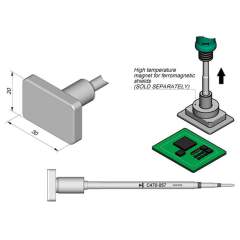 JBC C470057. Soldering tip 20x30 mm, C470057