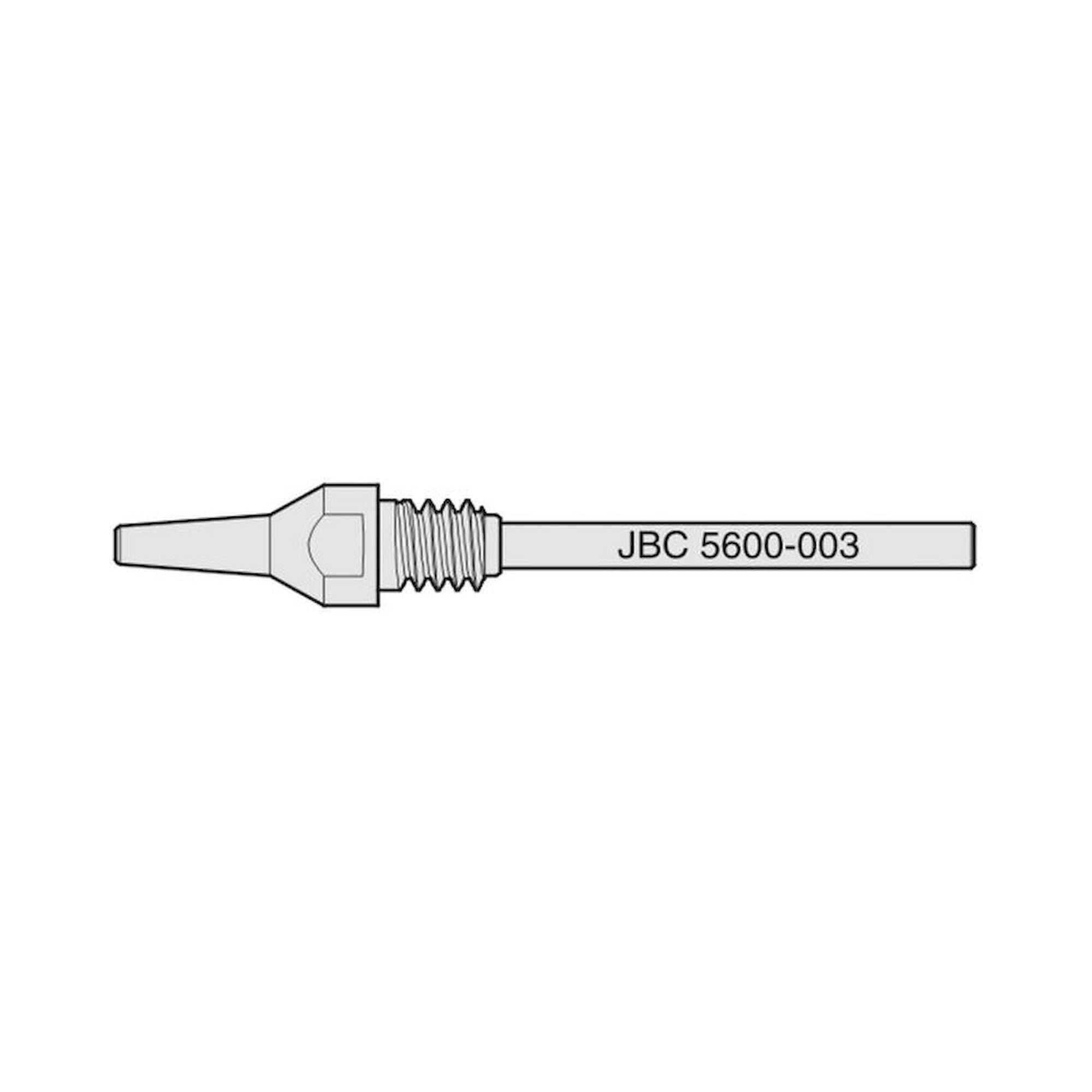JBC C560003. Desoldering nozzle for pin with max. D 0,8 mm, C560003