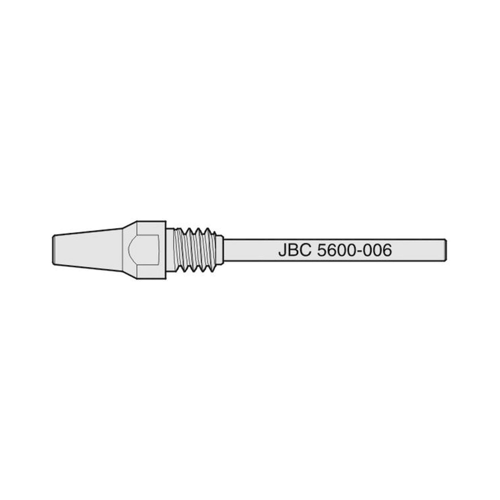 JBC C560006. Desoldering nozzle for pin with max. D 1.7 mm, C560006