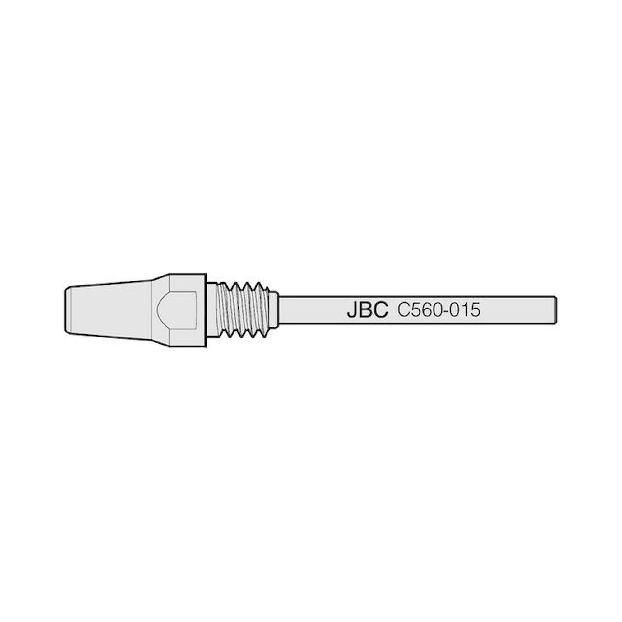 JBC C560015. Desoldering nozzle for pin with max. D 2.8 mm, C560015