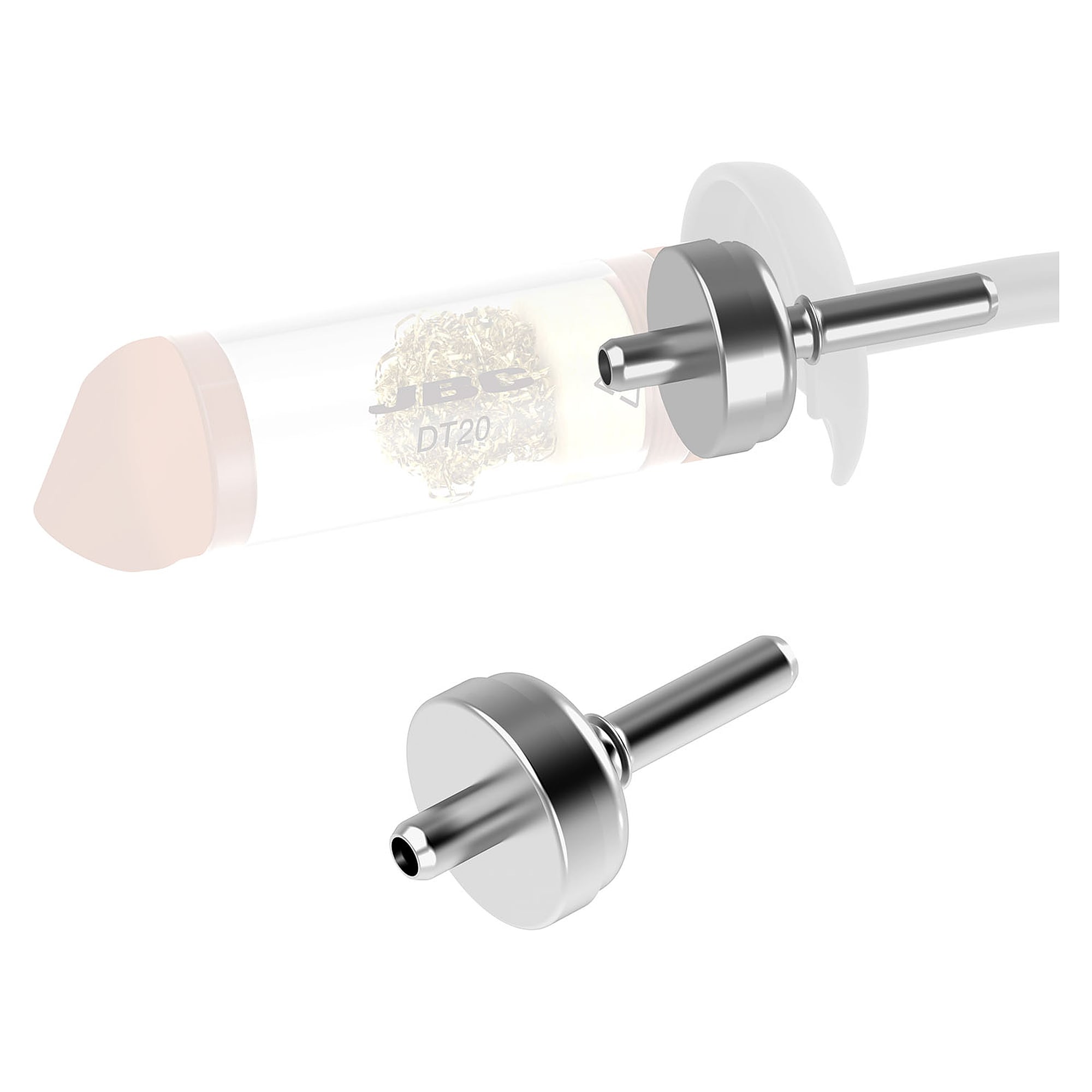 Hose Connector with Spring for DT530 Desoldering Iron - JBC DT80