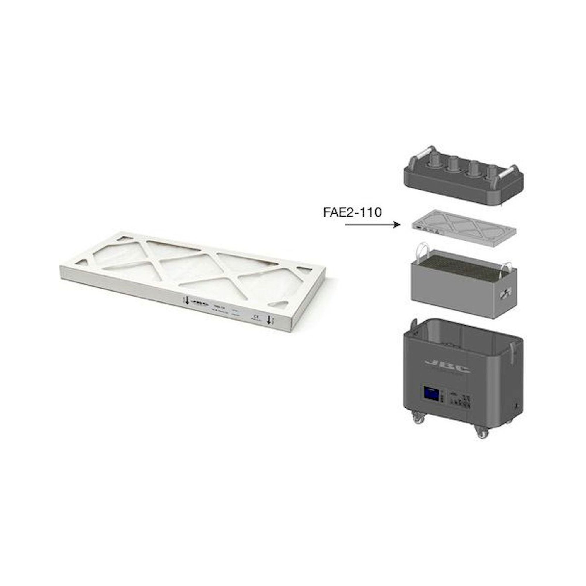 JBC FAE2-110. Austausch Vorfilter für FAE2-5A