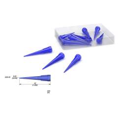 JBC ND22P. 22 G Dosing needle conical blue, 10 pieces