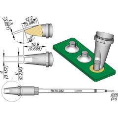 JBC R470032. Soldering tip R470, pin connector, 4 mm, R470032