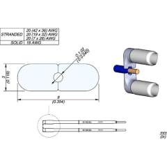 JBC W14018G. W14018G soldering tip for WS140 Desoldering tweezers, 18G 3 mm