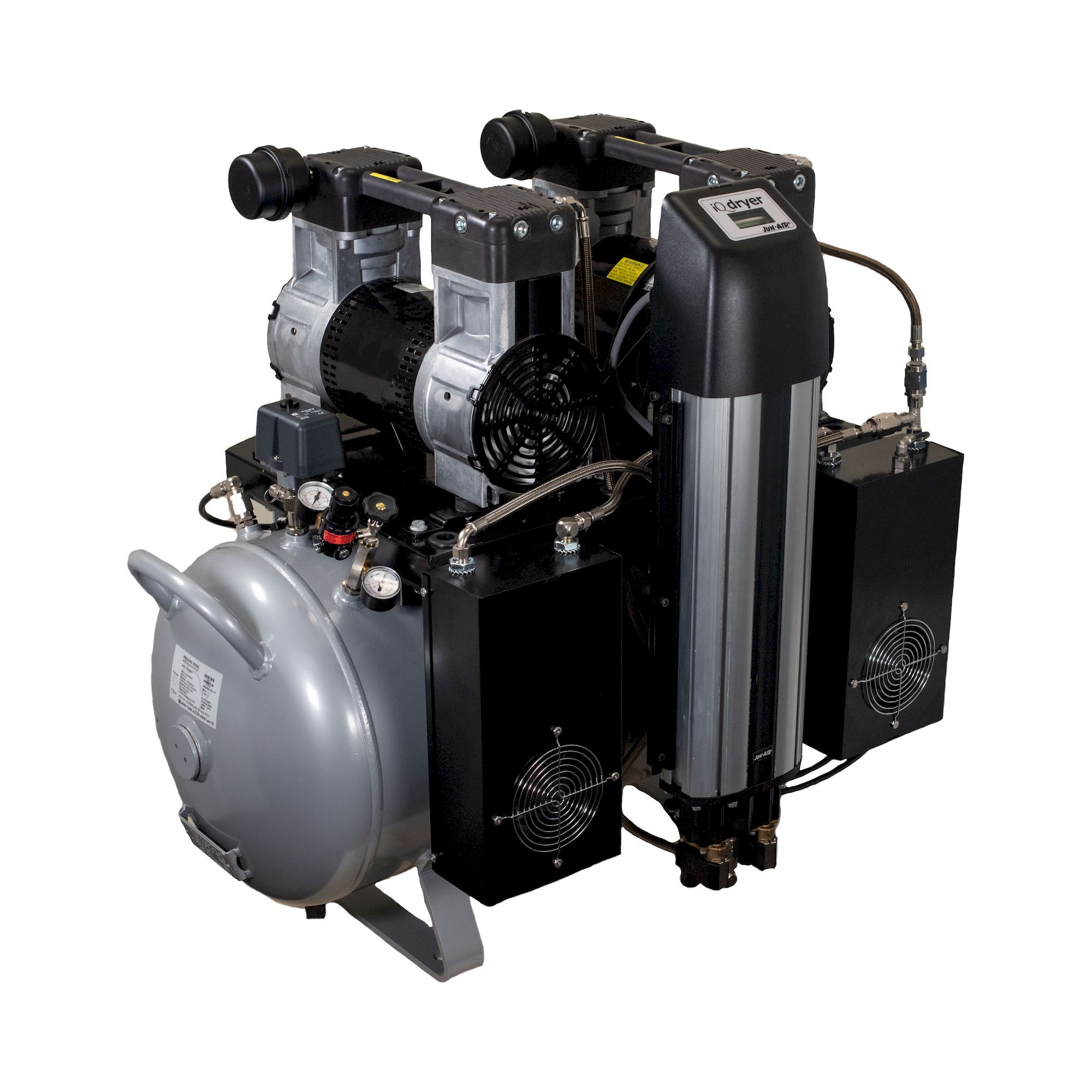 Jun-Air 2x120R-90BQ6. Öl-freie Kompressor Aggregat