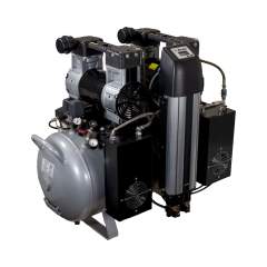 Jun-Air 2x120R-90BQ6. Öl-freie Kompressor Aggregat