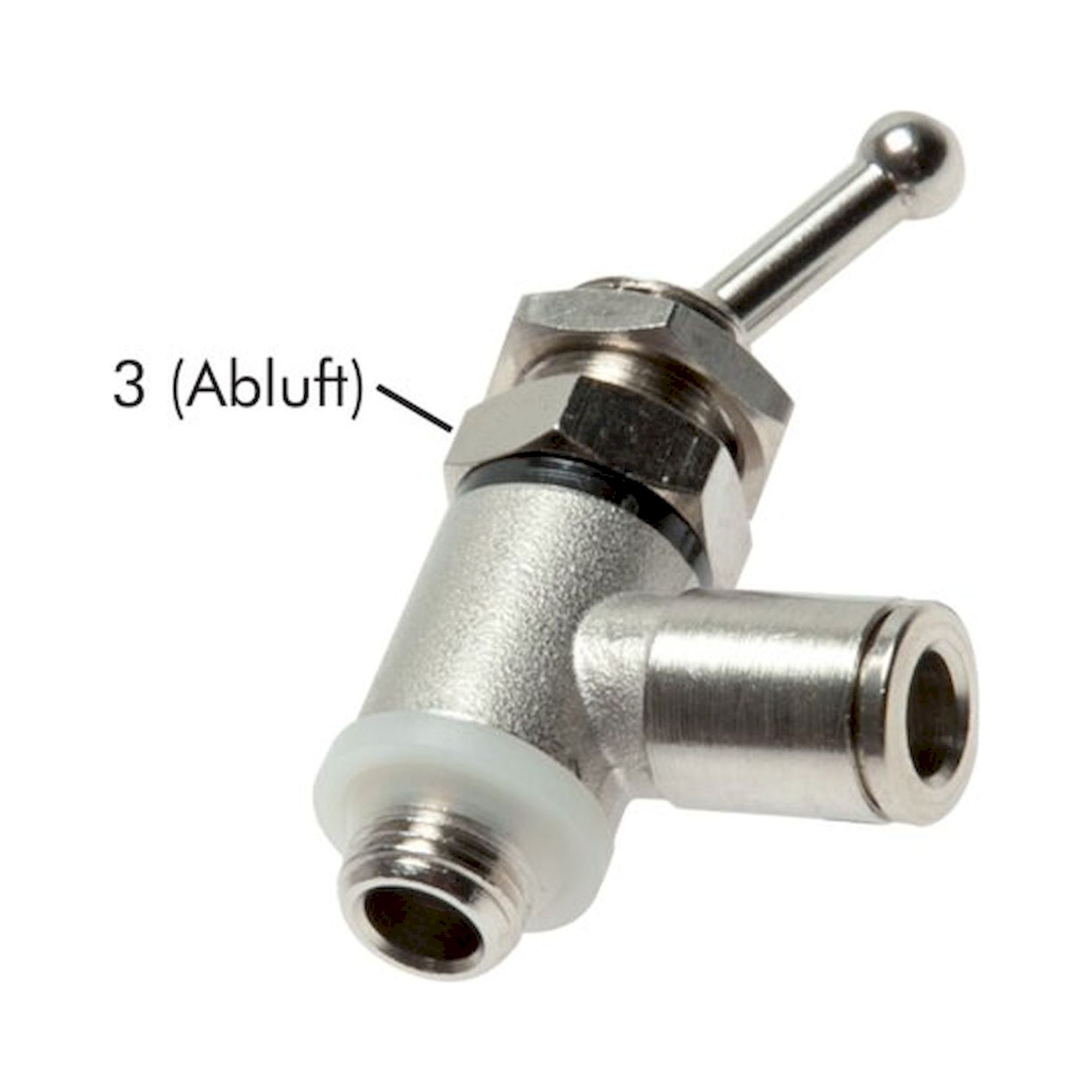 K 21408. Kipphebelventil 2/2-Wege, G 1/4"-8 mm