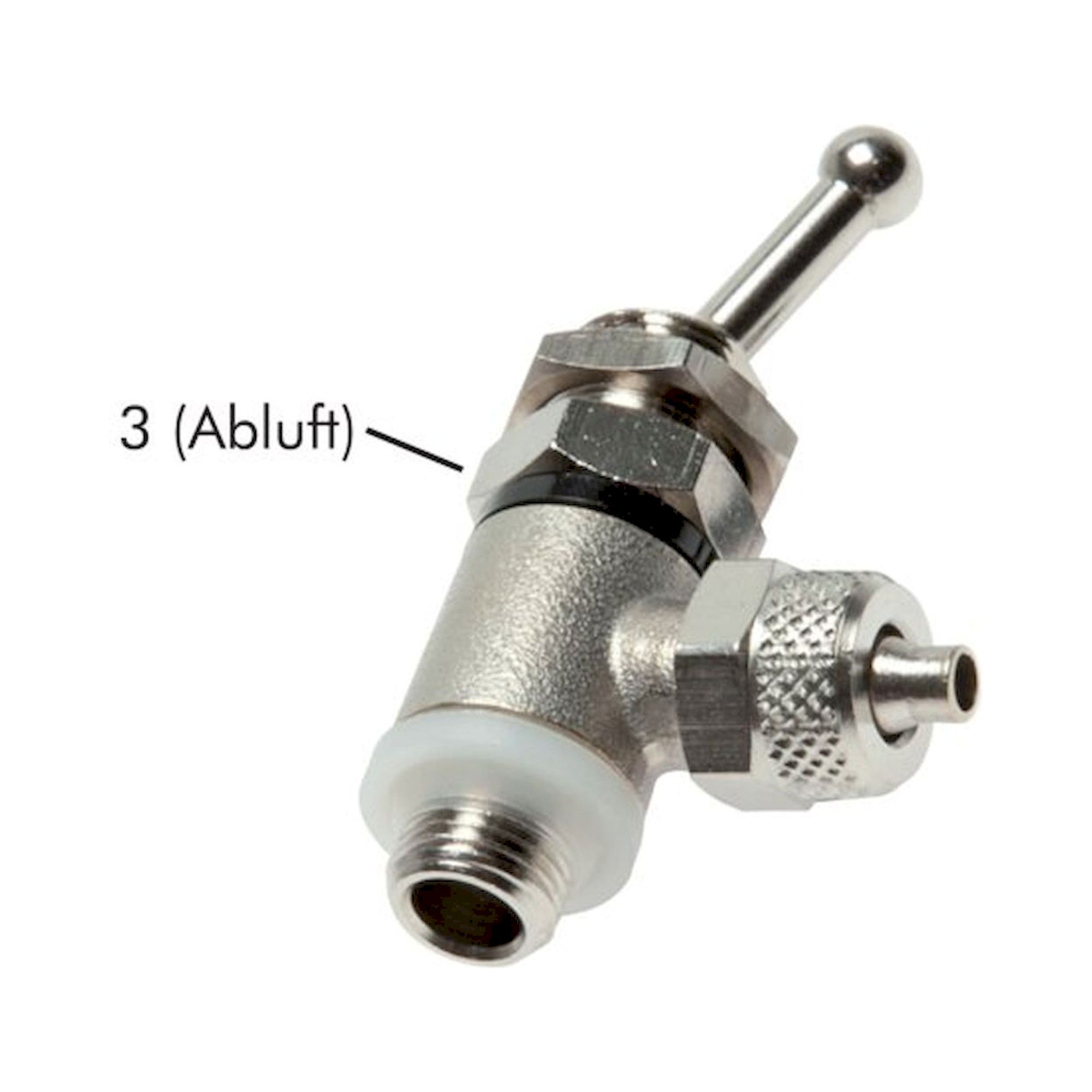 K 21886. Kipphebelventil 2/2-Wege, G 1/8"-8x6 mm