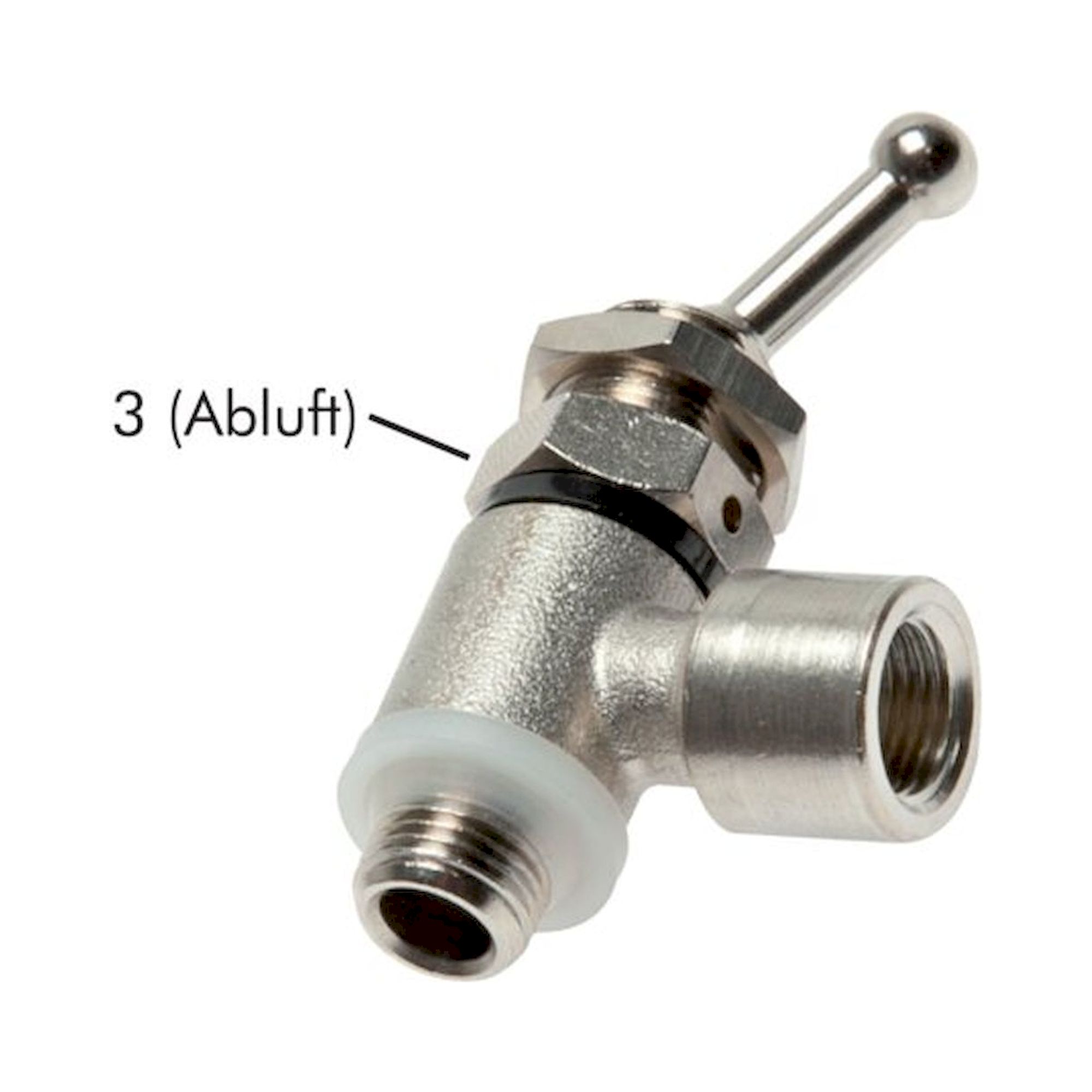 K 21414. Kipphebelventil 2/2-Wege, G 1/4"-G 1/4"