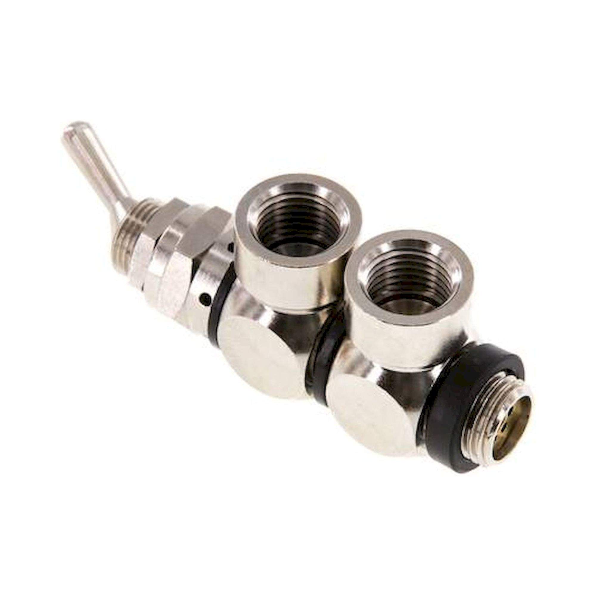 K 41414. 4/2-Wege Kipphebelventil G 1/4"-G 1/4"