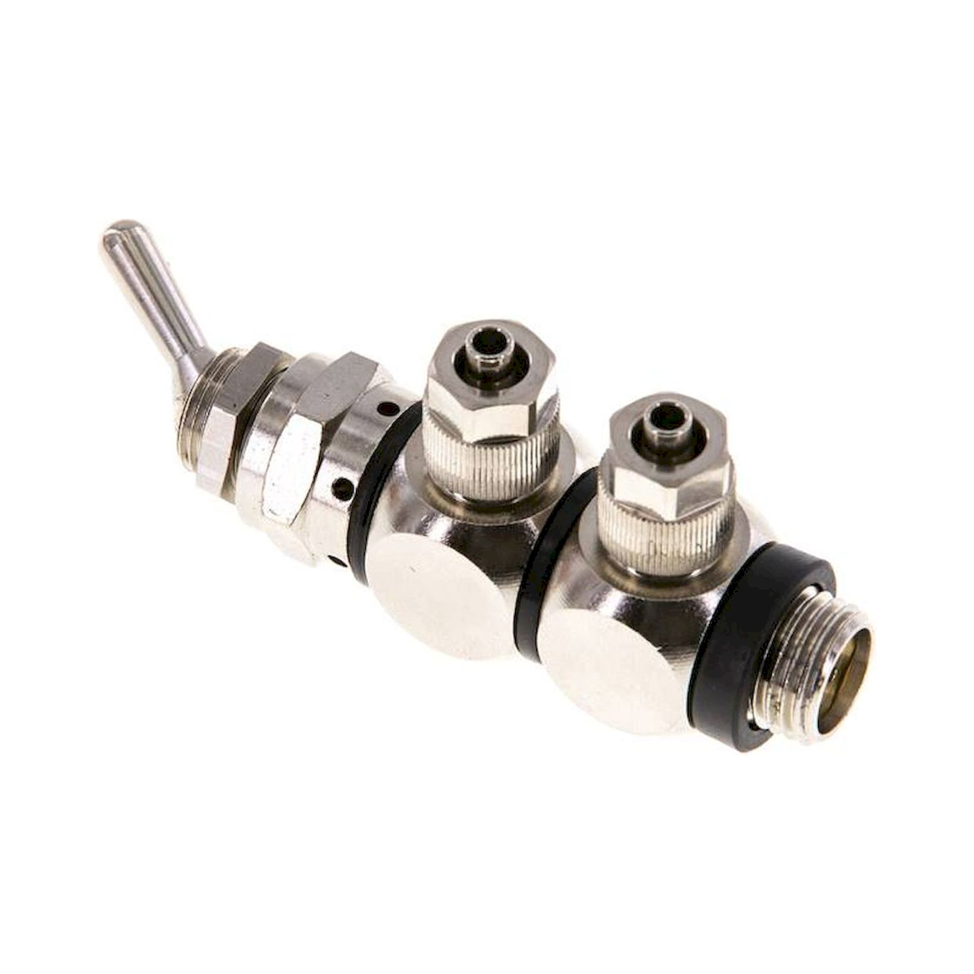 K 41464. 4/2-Wege Kipphebelventil G 1/4"-6x4 mm