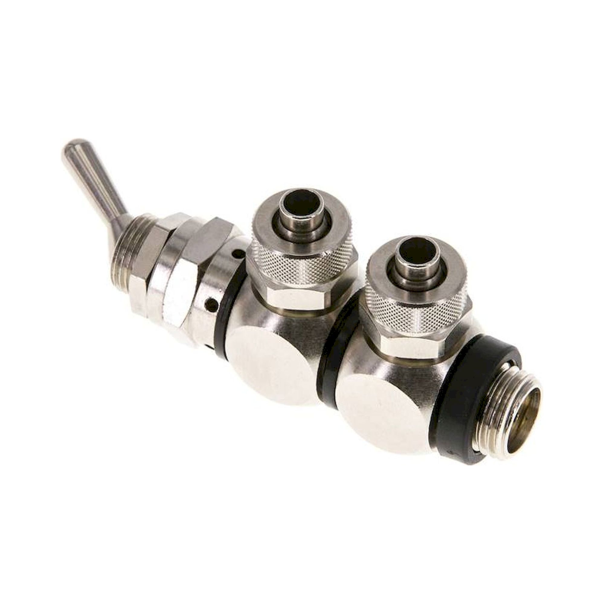 K 41486. 4/2-Wege Kipphebelventil G 1/4"-8x6 mm