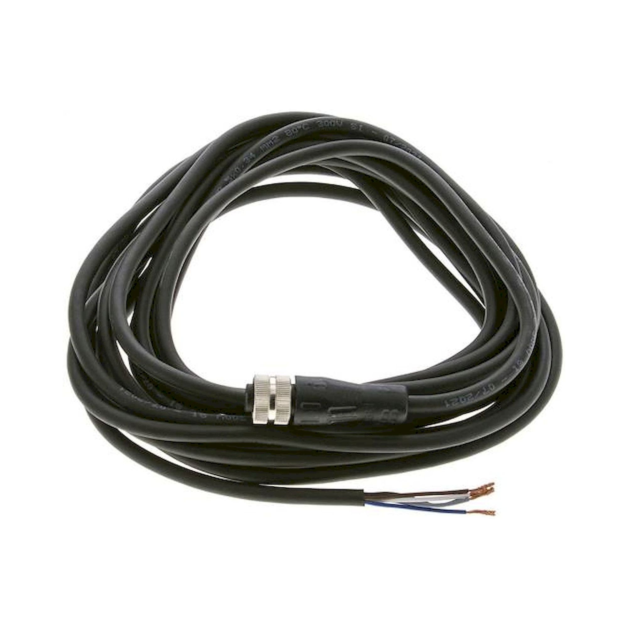 KAB M125 5 G. Kabel mit M12-Kupplung, 5 m, gerade, 5 lose Kabelenden (Pin 1 bis 5)