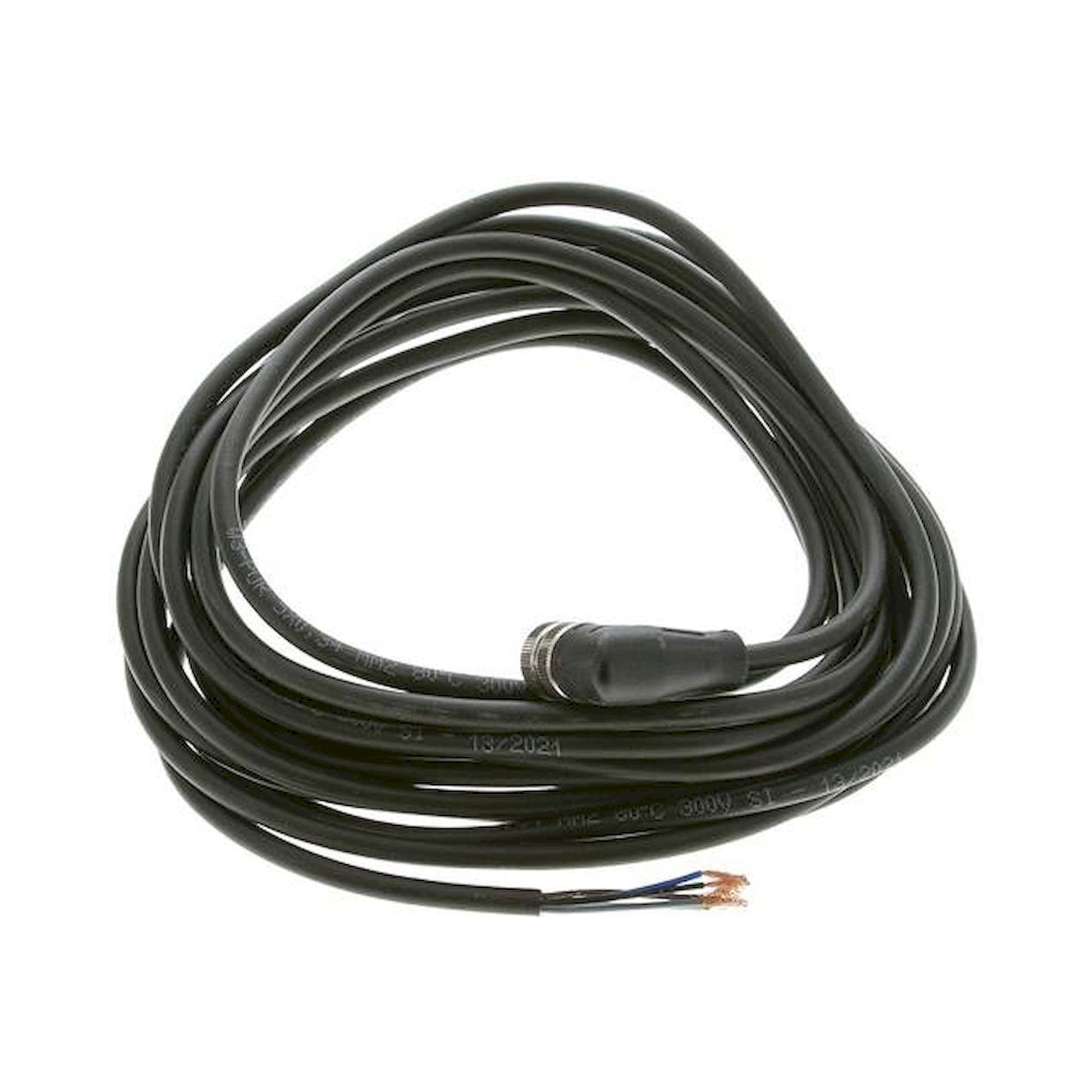 KAB M125 5 W. Kabel mit M12-Kupplung, 5 m, abgewinkelt, 5 lose Kabelenden (Pin 1 bis 5)