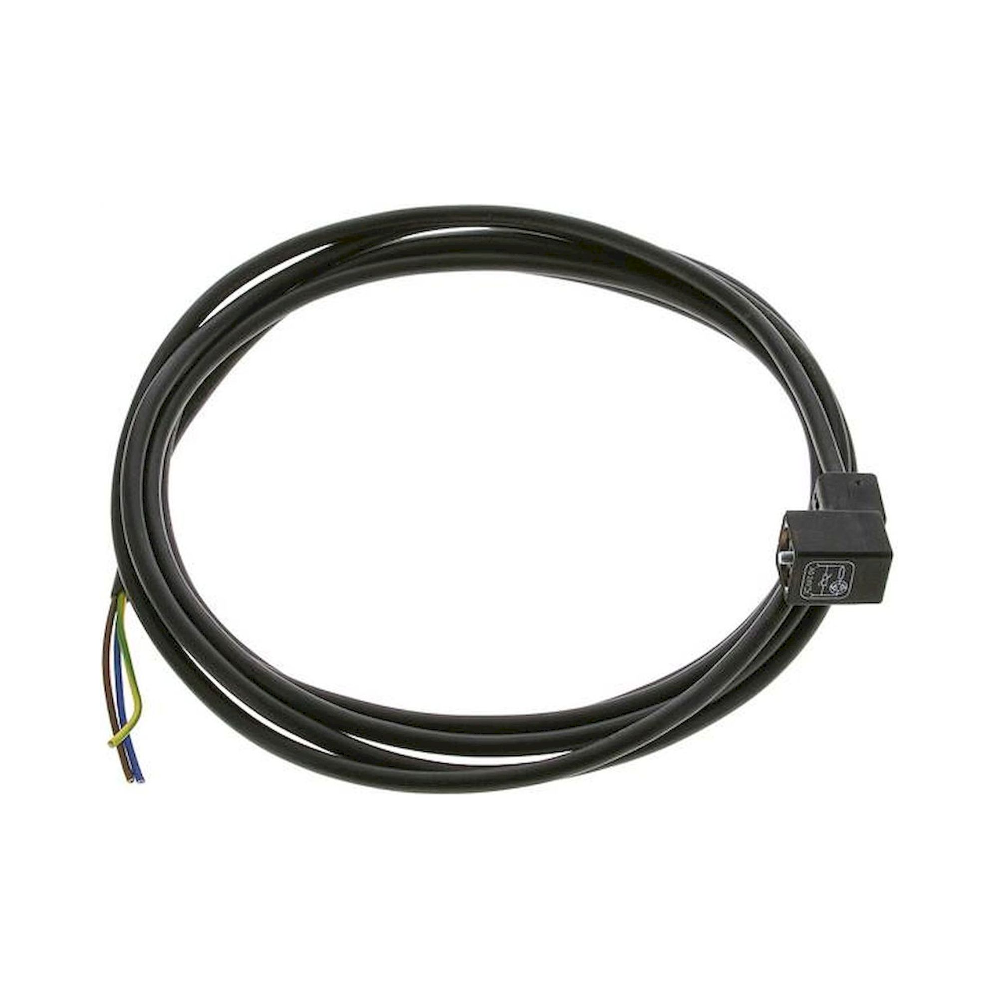 KAB ST00 3 LED. LED-Stecker mit 3 mtr Kabel, Größe 0 (Industrienorm C)