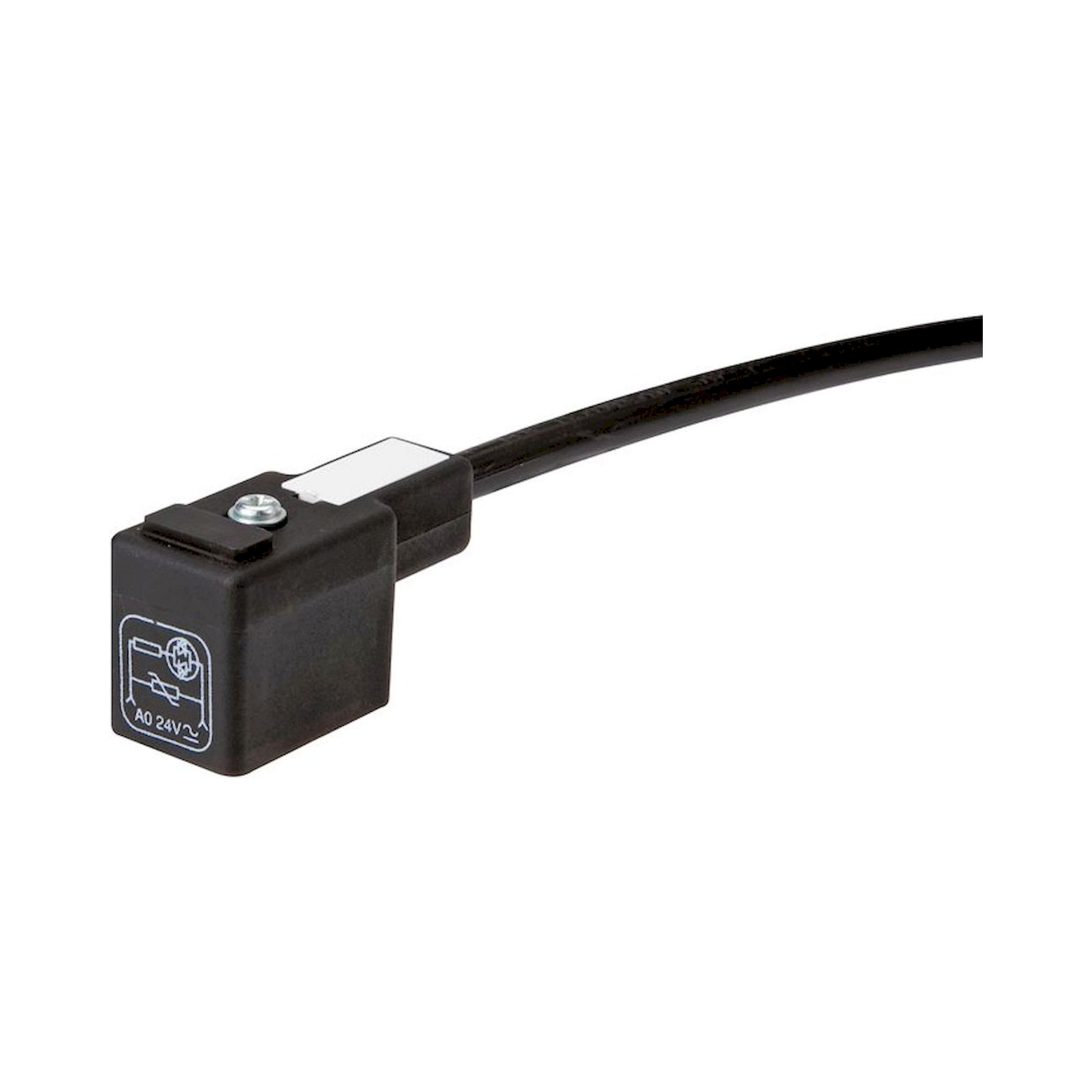 KAB ST01 3 LED. LED-Stecker mit 3 mtr Kabel, Größe 1 (Industrienorm B)